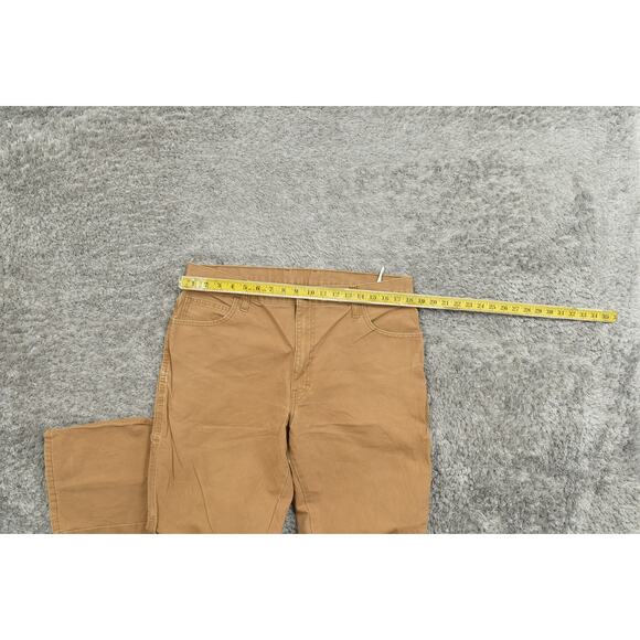 Dickies Men's Brown Cotton Straight Jeans 36x32 Baggy Work Carpenter Y2K - Picture 6 of 8